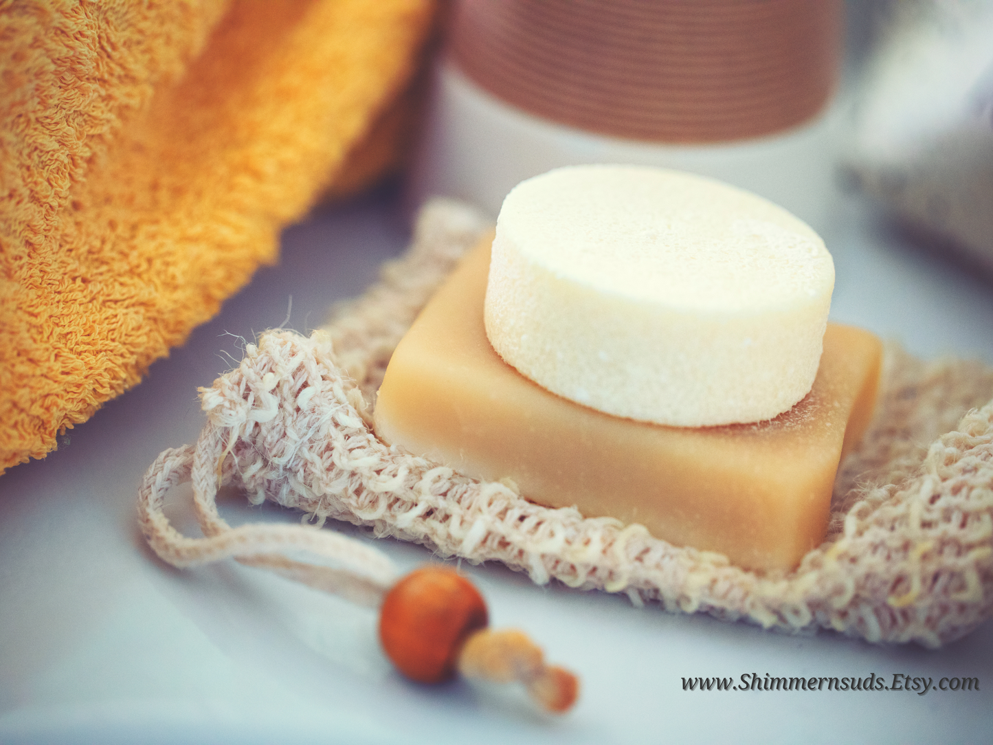 Sisal soap saver bag