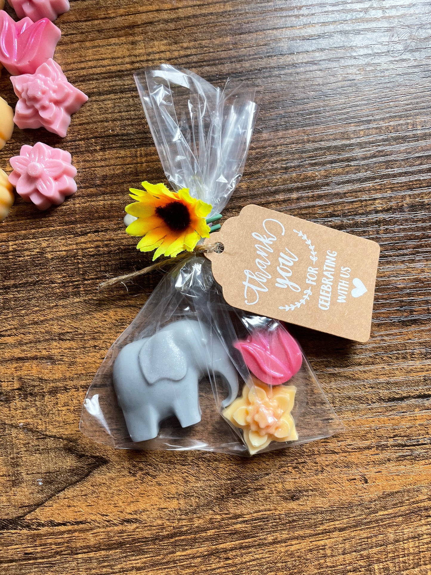 Party favors (20 favors) * 3 week lead time *