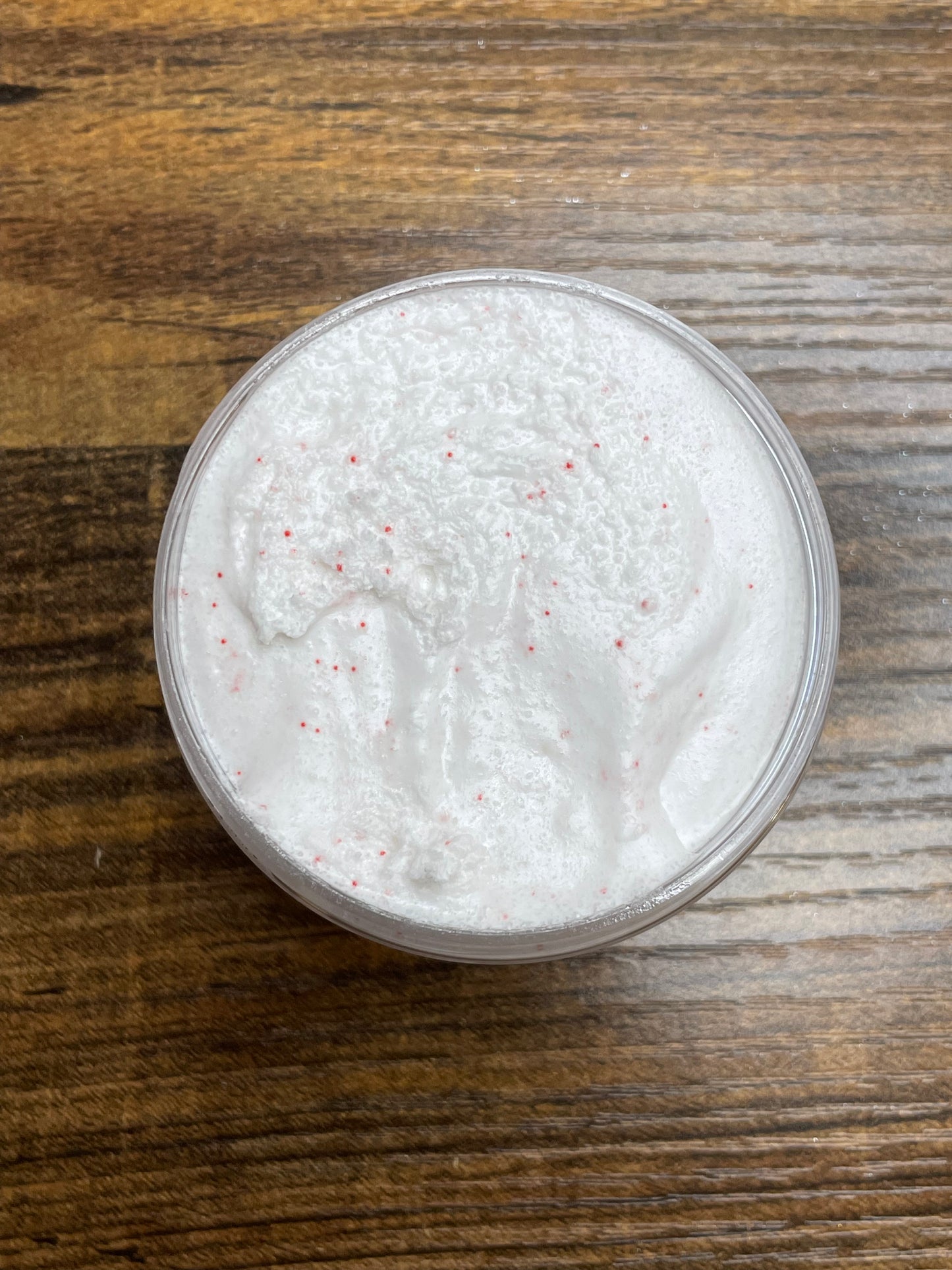 Peppermint foaming sugar scrub